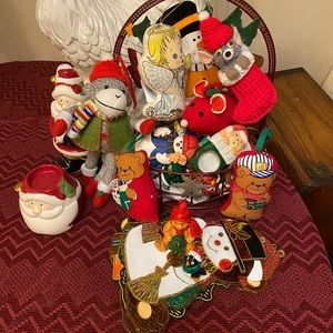 HUGE Lot of vintage ornaments